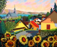 Sunflowers for Château-Richer by Louise Marion Sunflowers for Château-Richer by Louise Marion