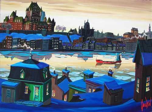 les glaces devant quebec