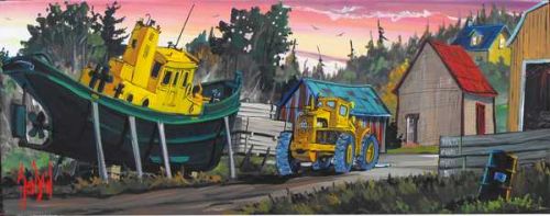 12'' X 30'' LE TUG DE GASCON