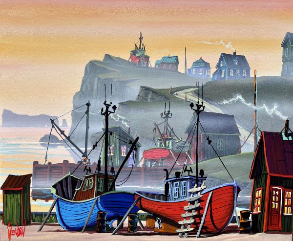 LE SILENCE DU PORT ENDORMI