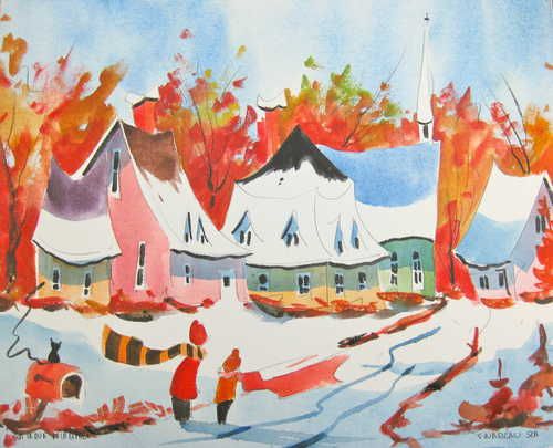 Sur la rue Principale