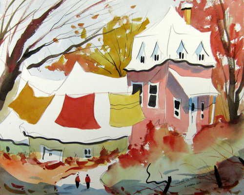 On étend les gros morceaux