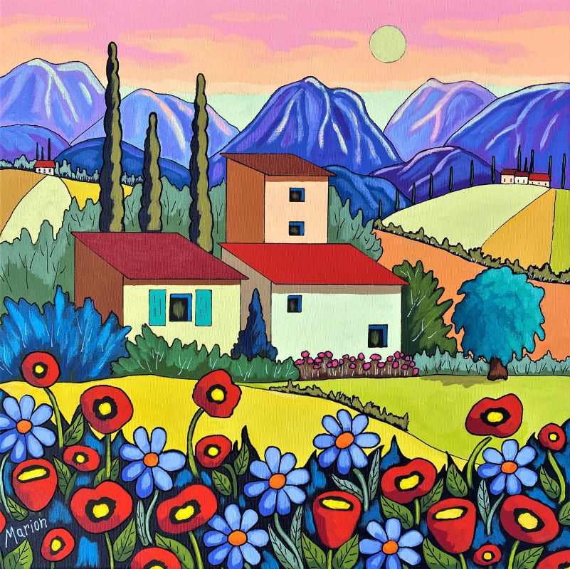 Sous le soleil de la Toscane 16x16