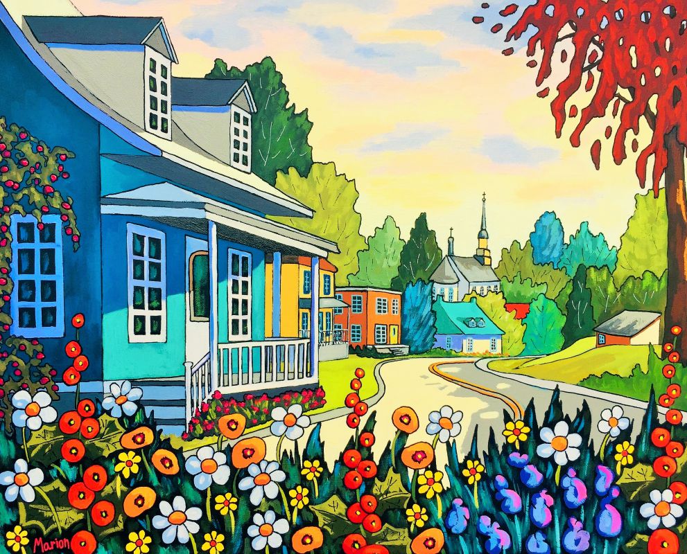 La rue Principale, Chteau-Richer 16x20