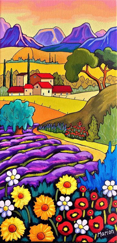 Le chemin du village 8x16