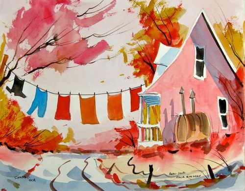 Beau jour pour étendre