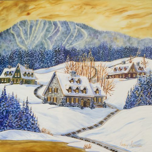 EN FIN D’APRÈS-MIDI.                                    12 PO X 12 PO