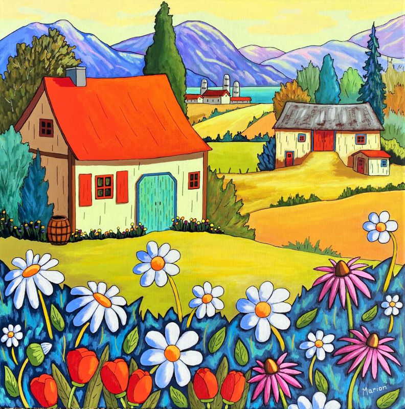 La petite chaumiere 20x20