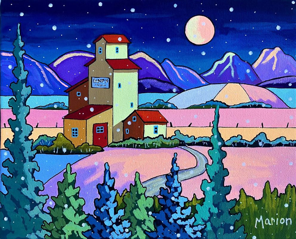 Nuit de pleine lune 8 x10