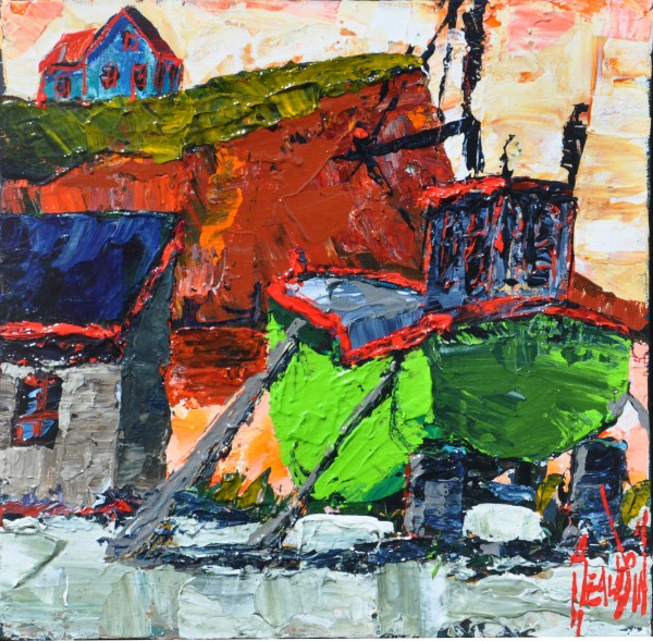 Bateau en cale seche