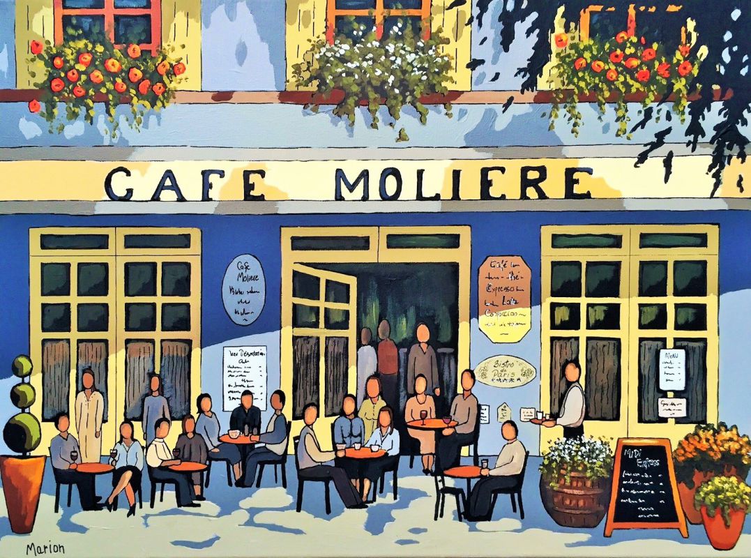Caf Moliere 18x24