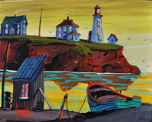 MATIN LUMINEUX A L'ANSE A LA CABANE