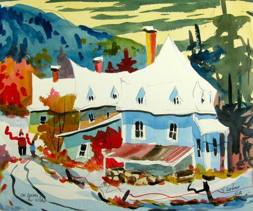 On rentre au village