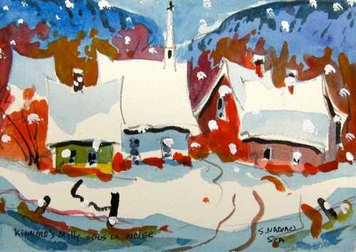 Kinnear's Mills sous la neige