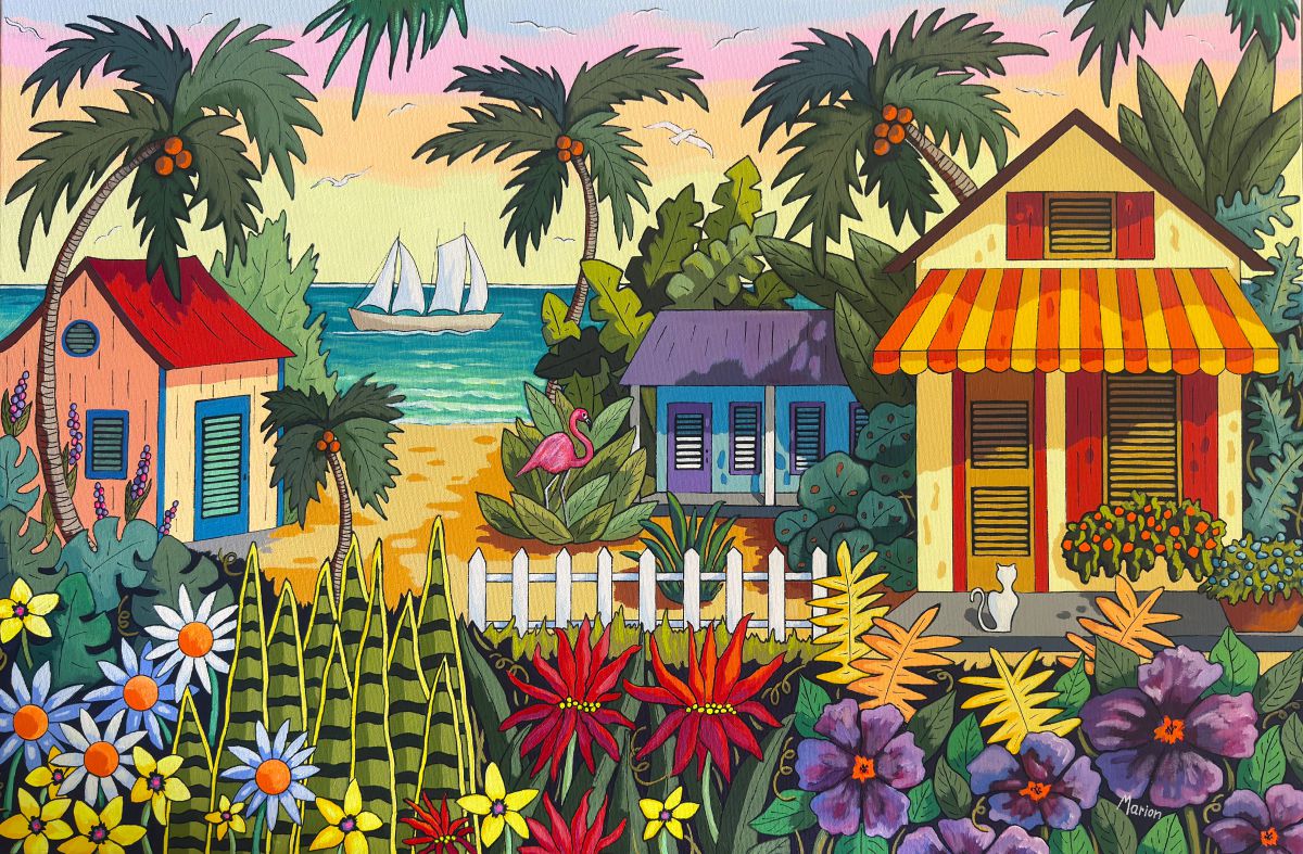 Une vibe tropicale 24x36