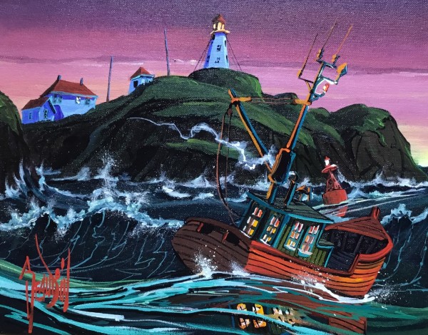 PAR GRAND VENT DANS LA BAIE DE FUNDY