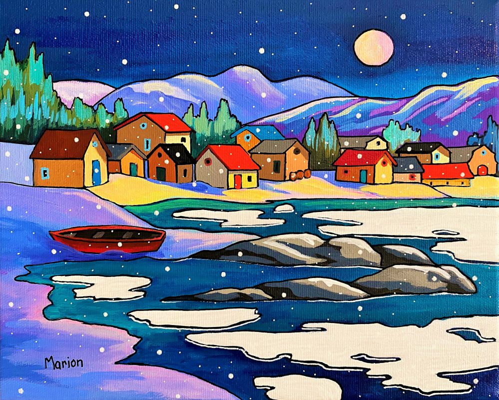 Lune d'hiver 8x10