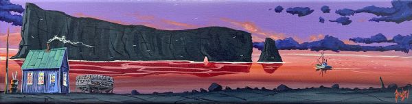 LES DERNIERS RAYONS SUR LE ROCHER