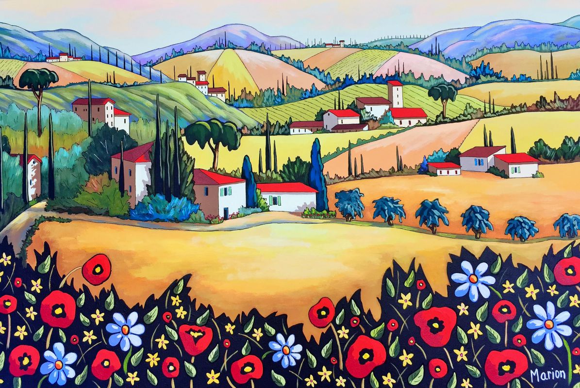 Champs lumineux 24x36