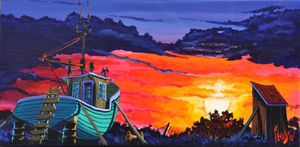 DERNIERE LUEUR DU JOUR SUR LES ILES