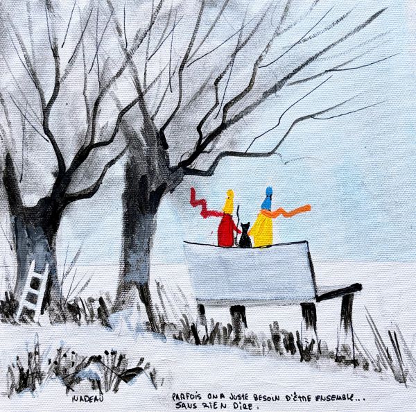 Parfois on a juste besoin d'être ensemble...sans rien dire