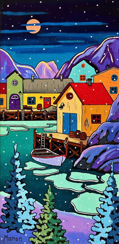 Nuit tranquille 8 x 16