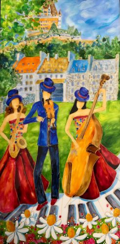 UN PETIT AIR DE JAZZ                                                      20 PO X 10 PO
