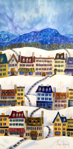 QUE LA JOURNÉE EST BELLE                                                       20 PO X 10 PO