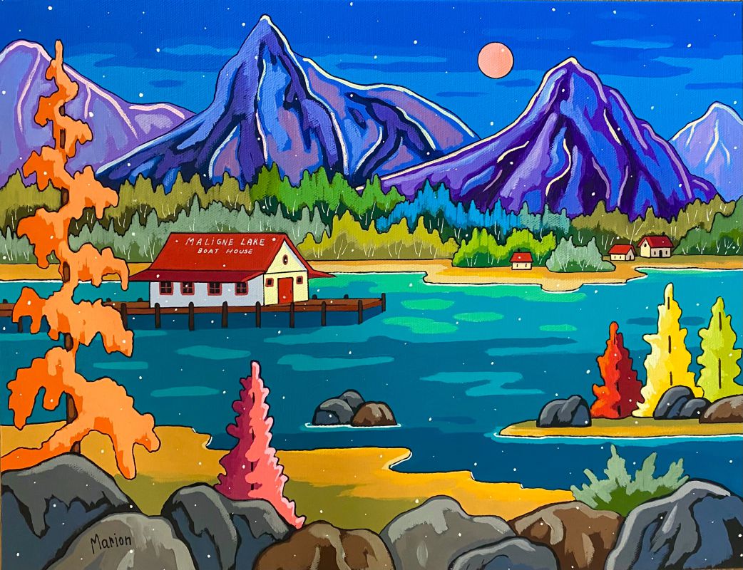 Couleurs d automne 14x18- disponible a Fallen Leaf Art Gallery, Canmore