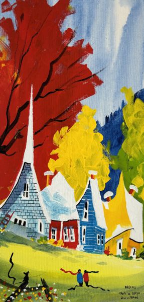 Dans le coeur du village