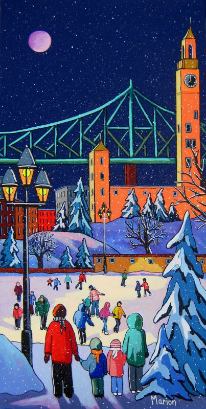 Sleepless night in Montreal 15x30