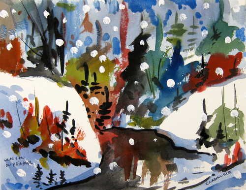 Cours d'eau du printemps