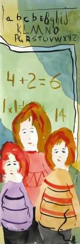 Trio d'écolières