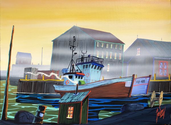 FOGGY MORNING ON GRINDAVIK