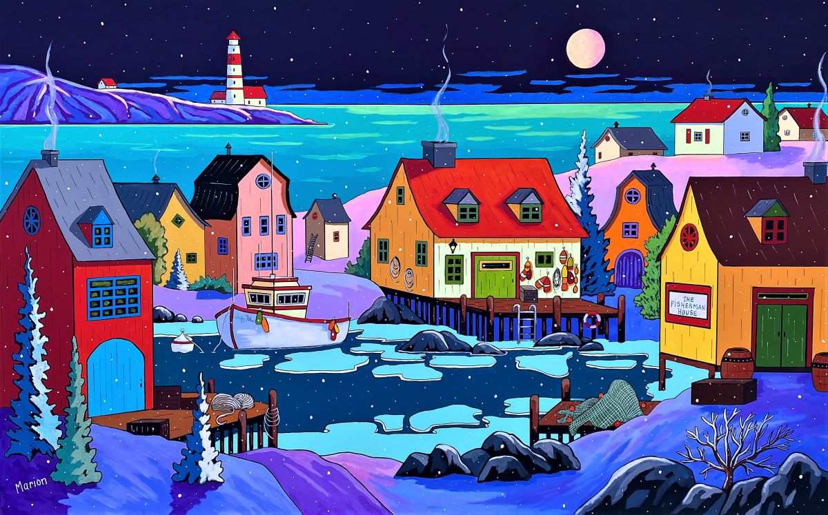 The fisherman house 30 x 48