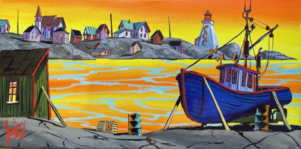 MATIN LUMINEUX SUR PEGGYS COVE