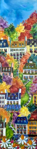 L'AUTOMNE  QUBEC                                                           24 po x 6 po