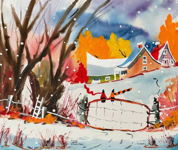 Toujours grimps  quelque part