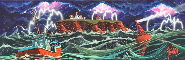 TEMPETE AU ROCHER AUX OISEAUX