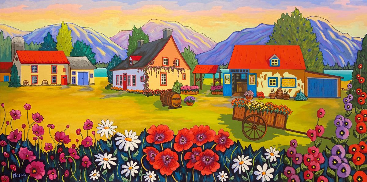 Le temps des rcoltes 24x48