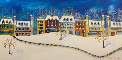 EN VISITE � QU�BEC.         VENDU /SOLD