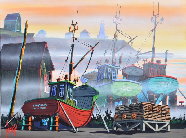 BROUILLARD SUR L;ANSE A LA CABANE