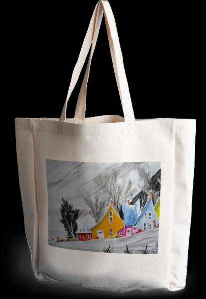 SAC EN TOILE (Au coeur de la mer)