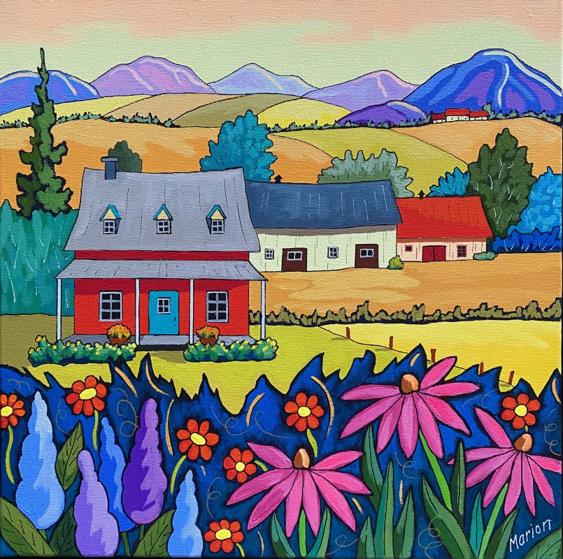 Summer after noon 16 x 16