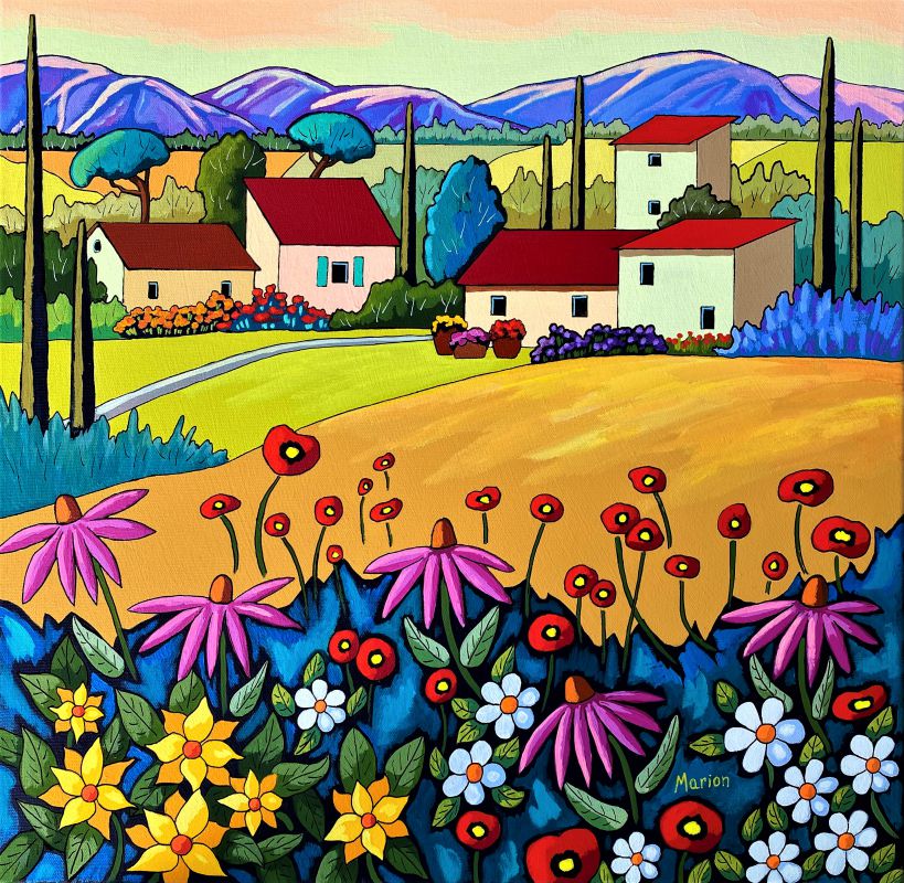 Matin de printemps 20x20