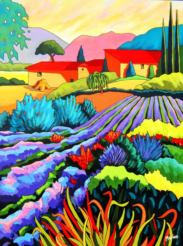 Jardins de Provence 30x40