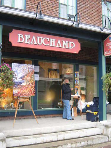    2009 devant la Galerie Beauchamp pour Reves d'Automne