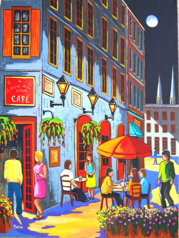 Soir de pleine lune 18x24