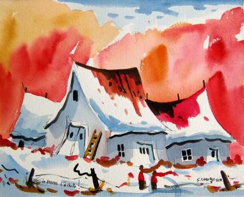 Je prends l'échelle