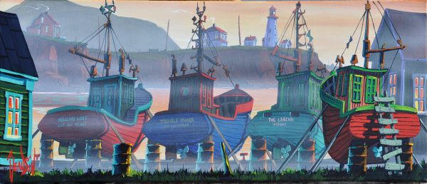 BROUILLARD SUR LE QUAI